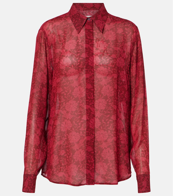 Dries Van Noten Floral jacquard shirt