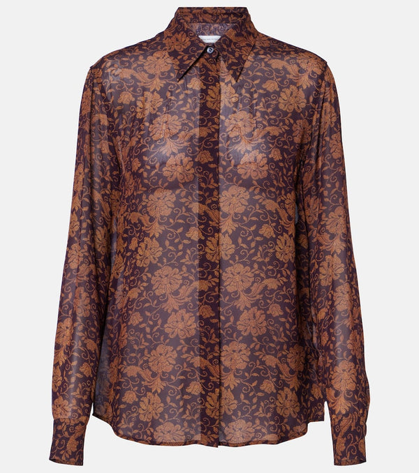 Dries Van Noten Floral jacquard shirt