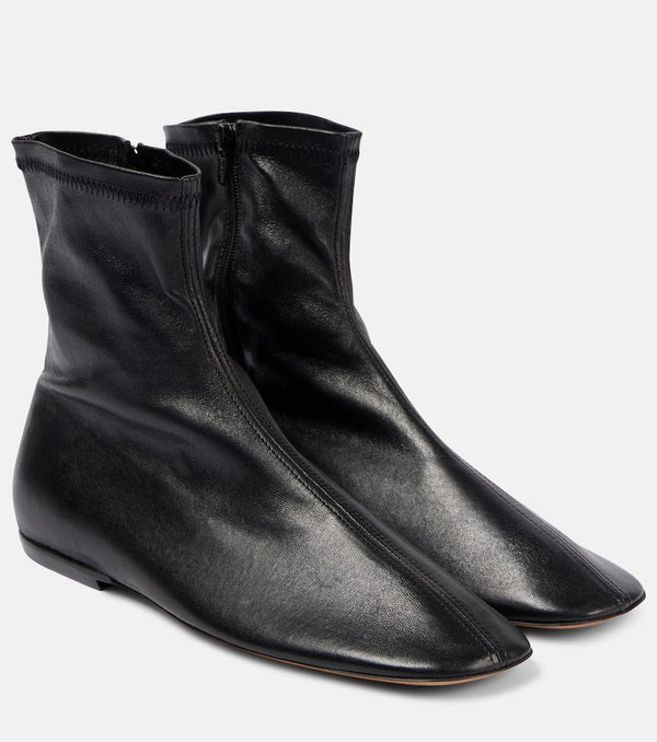 Dries Van Noten Glove leather ankle boots