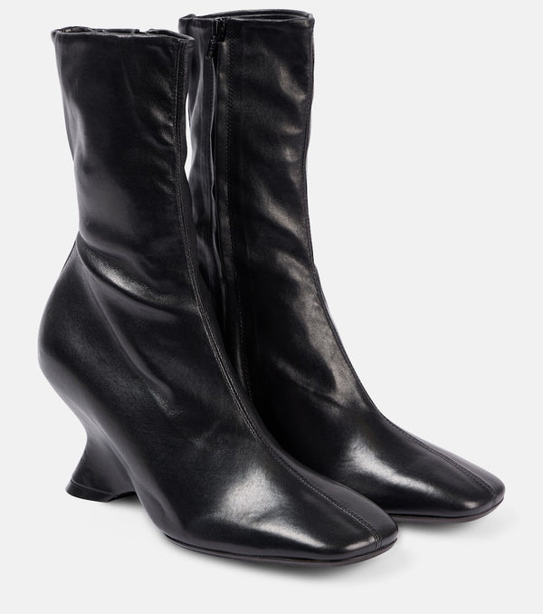 Dries Van Noten Leather ankle boots