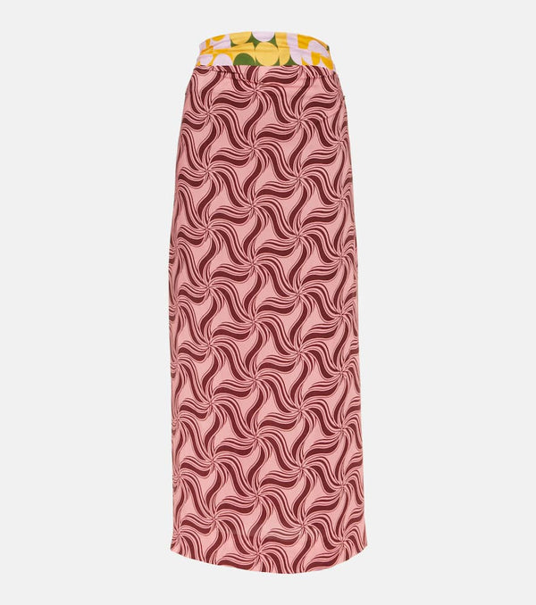 Dries Van Noten Printed maxi skirt