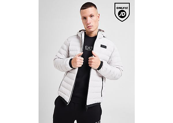 EA7 Emporio Armani Badge Baffle Jacket  Grey