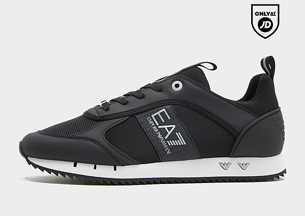 EA7 Emporio Armani B&W Laces  Black