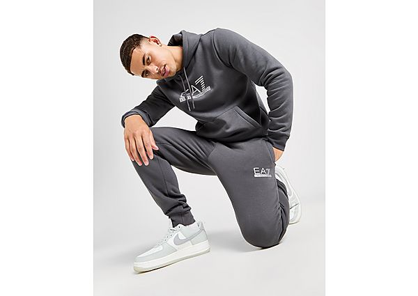 EA7 Emporio Armani Carbon Logo Joggers  Black