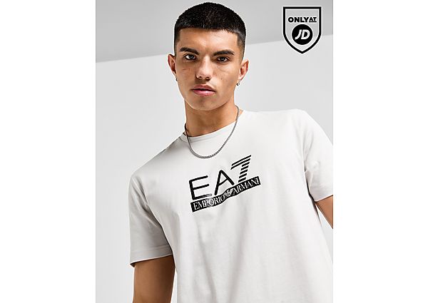 EA7 Emporio Armani Carbon Logo T Shirt  Grey