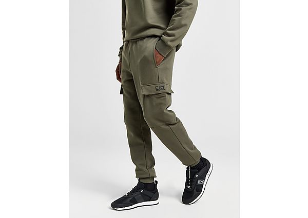 EA7 Emporio Armani Core Fleece Cargo Joggers  Khaki