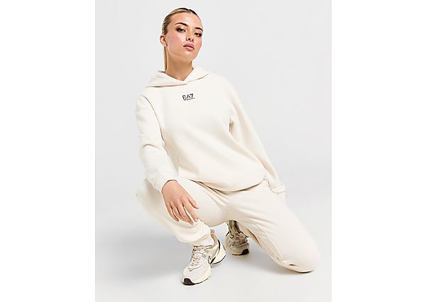 EA7 Emporio Armani Essential Logo Hoodie  White