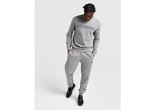 EA7 Emporio Armani Fade Crew Tracksuit  Grey