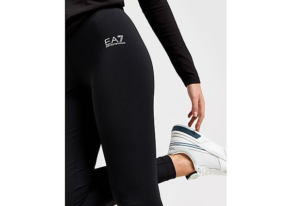 EA7 Emporio Armani High Waist Poly Leggings  Black