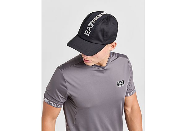 EA7 Emporio Armani Train Logo Tape Cap  Black