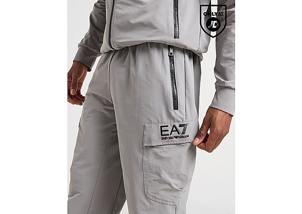 EA7 Emporio Armani Woven Tech Cargo Pants  Grey