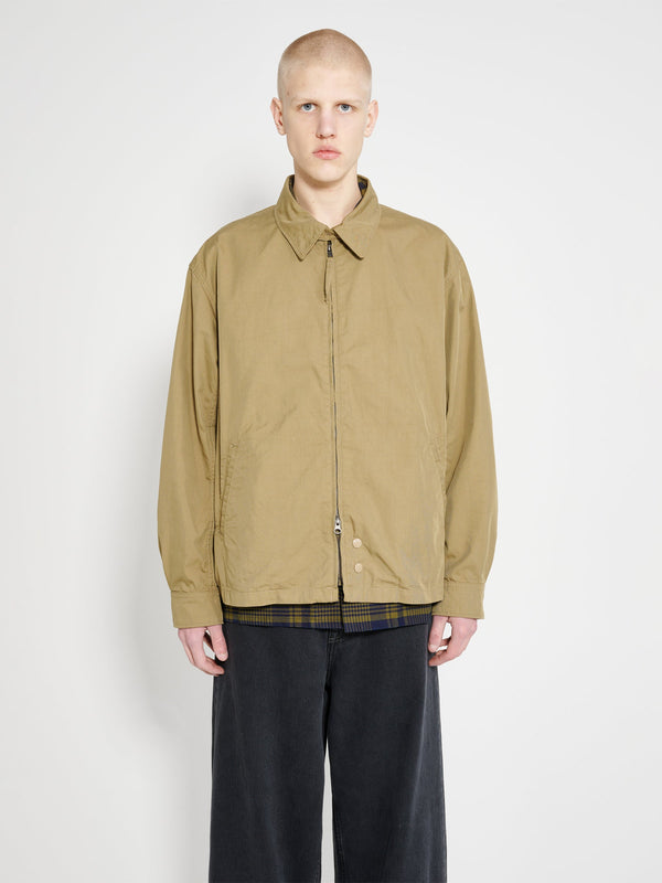 Engineered Garments Claigton Jacket Khaki Nyco Twill