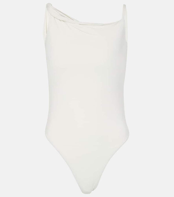 Entire Studios Torbid asymmetric jersey bodysuit