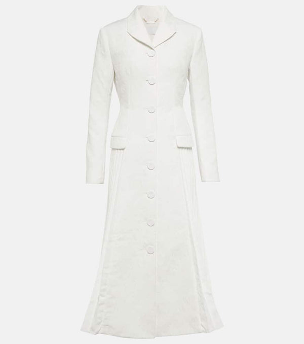 Erdem Bridal Calla cloqué coat