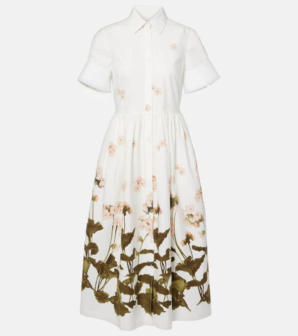 Erdem Floral cotton shirt dress