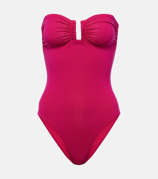 Eres Cassiopée strapless bustier swimsuit