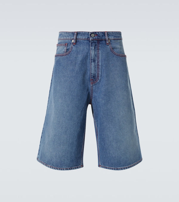 ERL Indiana denim Bermuda shorts