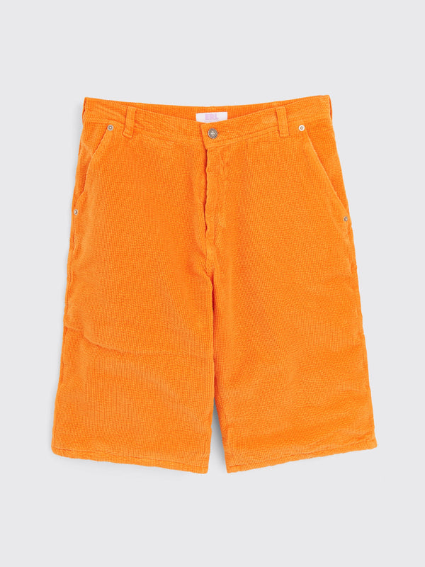 ERL Corduroy Shorts Orange