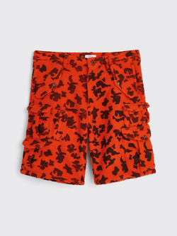 ERL Cargo Shorts Orange Camo