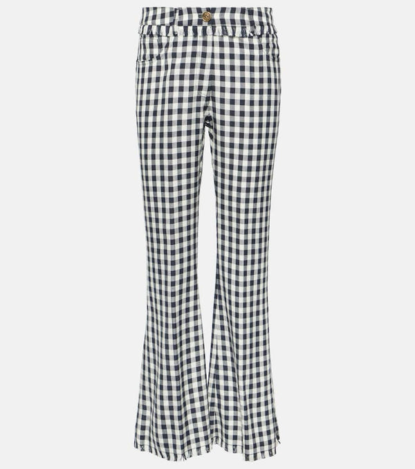 Etro Gingham flared pants