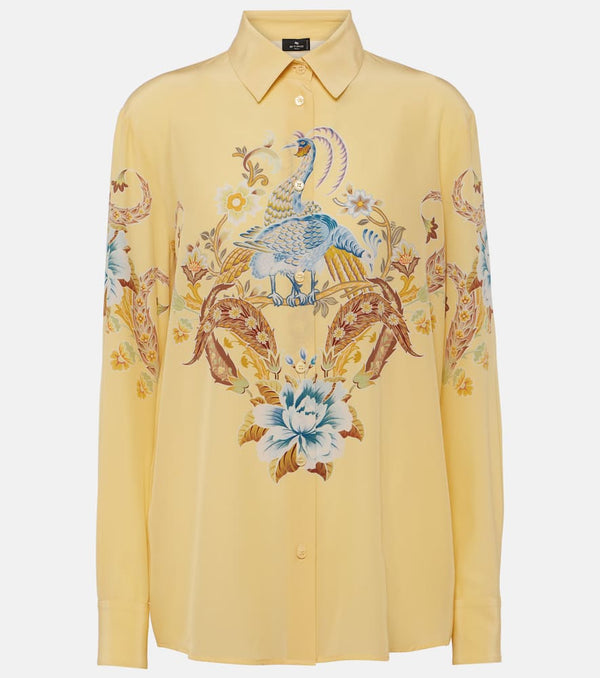 Etro Printed silk shirt