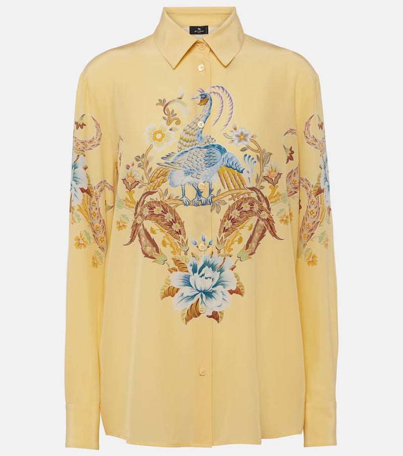 Etro Printed silk shirt