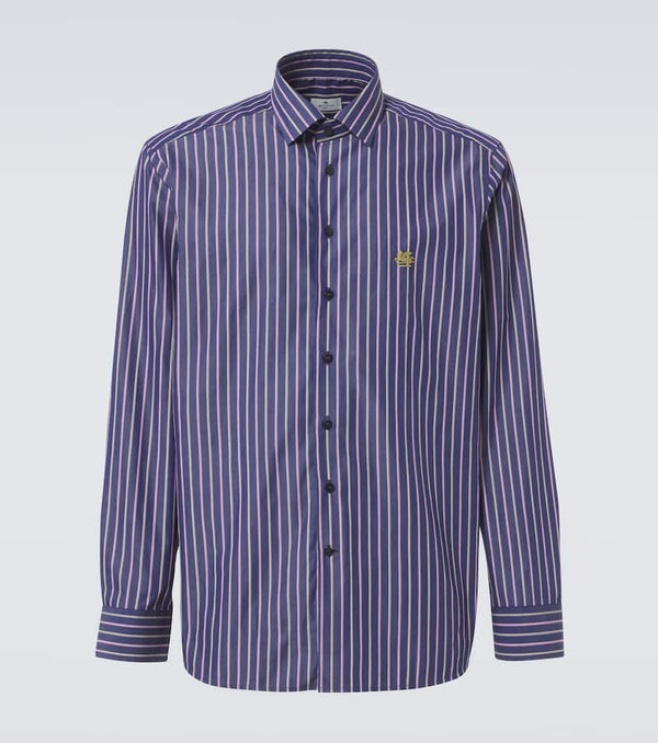 Etro Striped cotton shirt