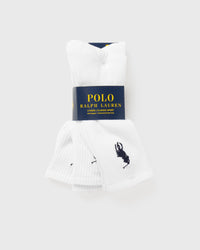 Polo Ralph Lauren BIG PONY CREW SOCK 3 PACK white