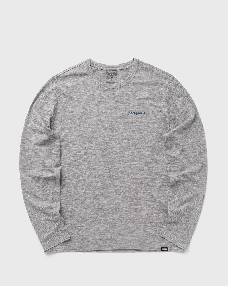 Patagonia Long-Sleeved Capilene Cool Daily Graphic Shirt - Waters grey