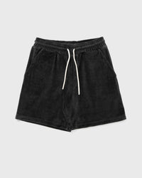 Oas Nearly Black Velour Shorts