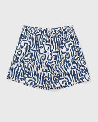 Oas Marbling Swim Shorts Blue|White