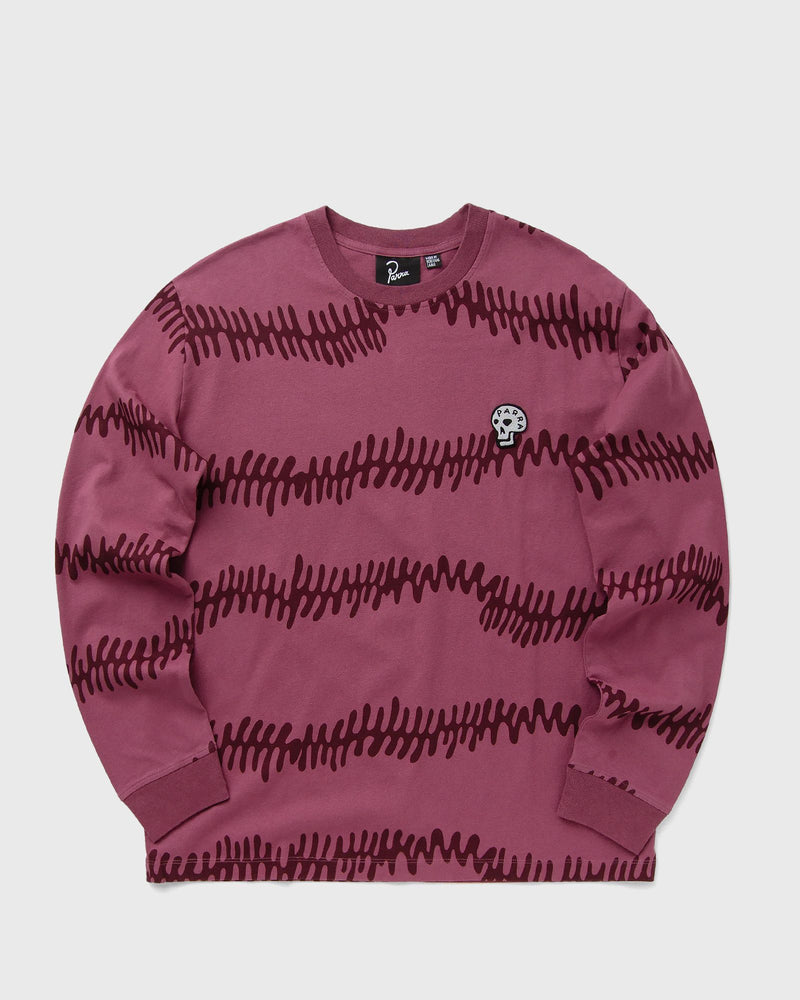 By Parra Stitched skull long sleeve t-shirt purple
