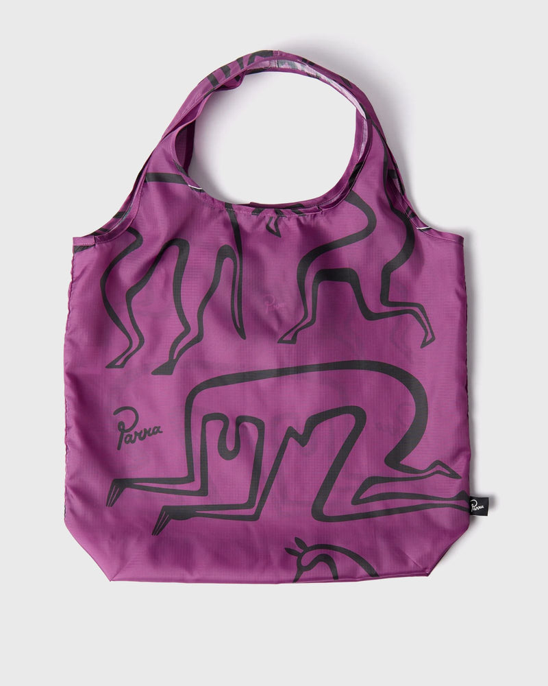 By Parra Yoga walks bag purple