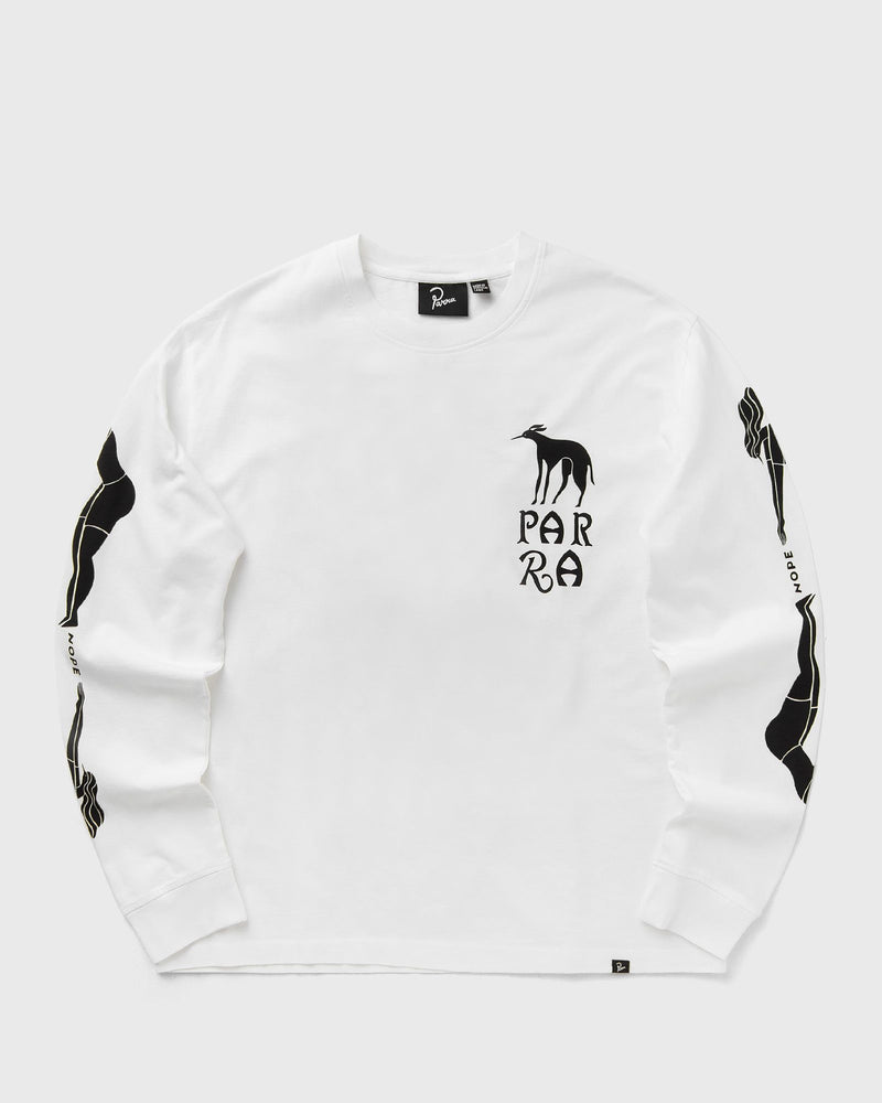 By Parra DOG TRAINING LONG SLEEVE TEE white