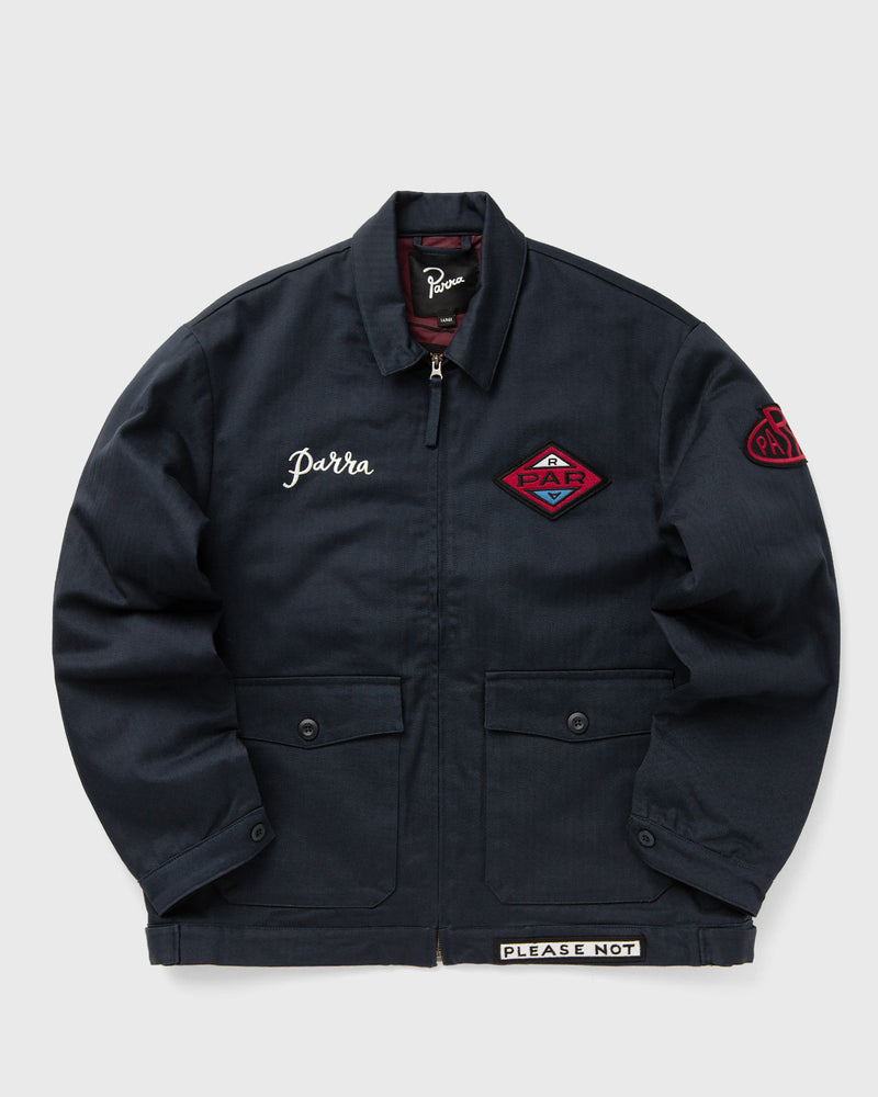 By Parra PUMPING GAS JACKET blue