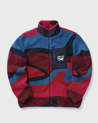 By Parra FULL FTP Booster Polar Fleece Jacket blue|red