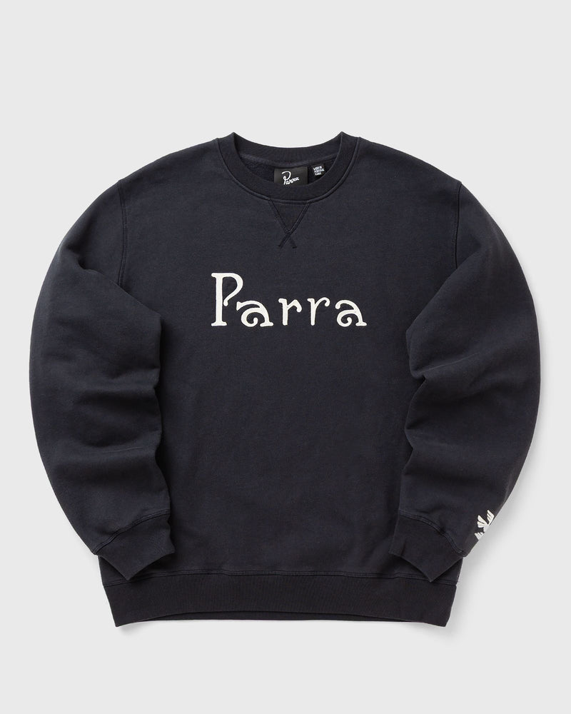 By Parra WEIRD TRAD LOGO CREW NECK SWEATSHIRT blue
