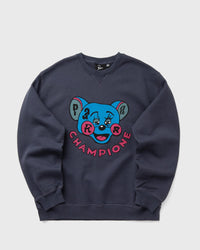 By Parra Tired Champione Crew Neck Sweatshirt Blue