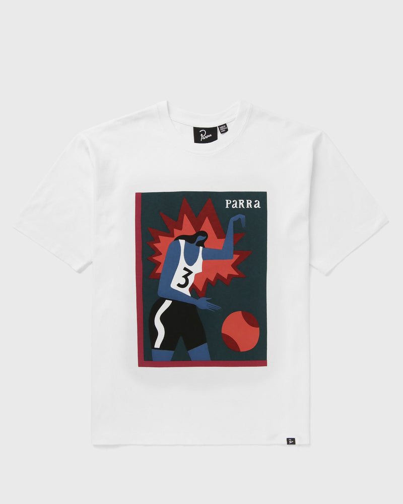 By Parra Baseketball Tee Multi|white