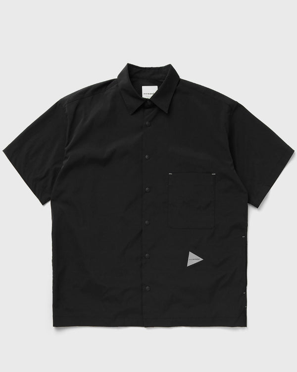 And Wander UV CUT STRETCH SS SHIRT black