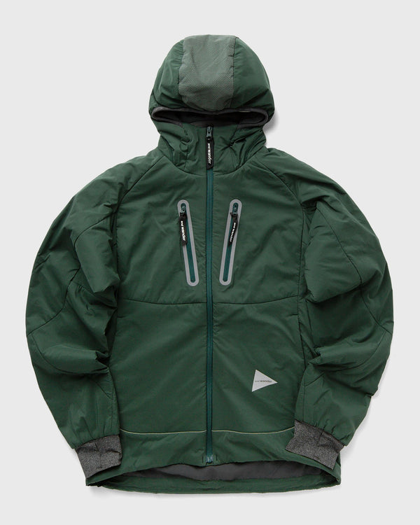 And Wander Alpha AIR hoodie green