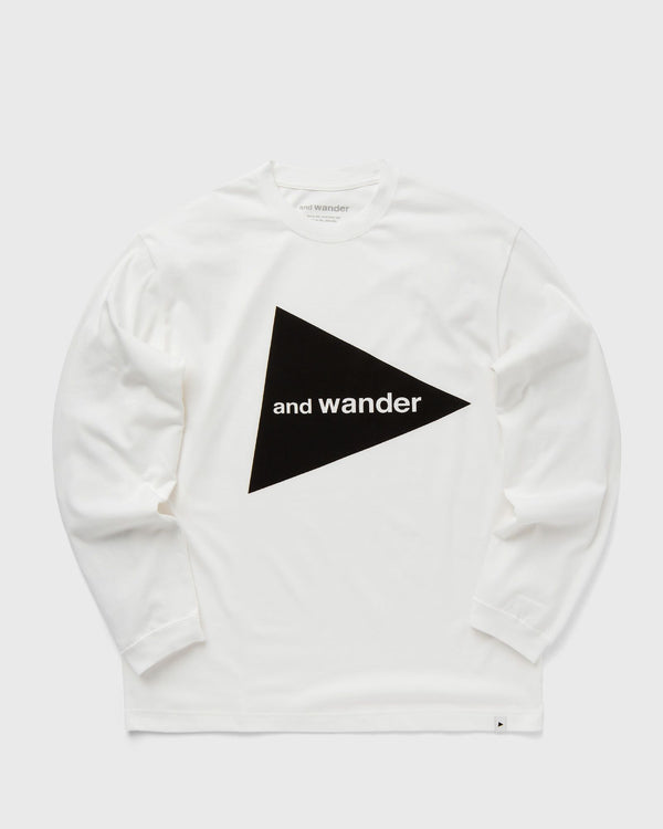 And Wander And wander logo LS T white