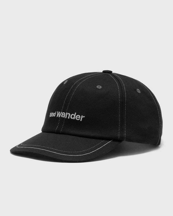 And Wander COTTON TWILL CAP black