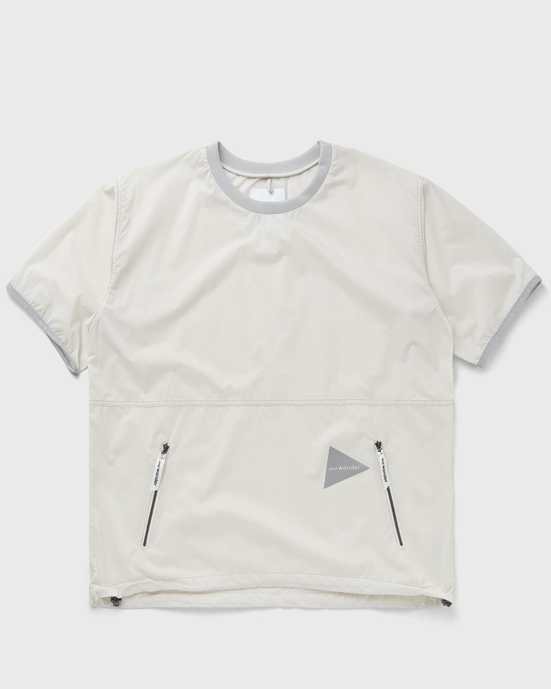 And Wander PERTEX WIND TEE beige
