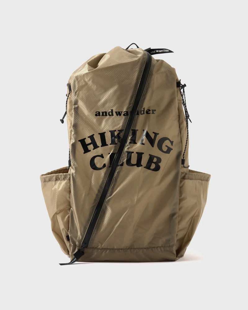 And Wander HIKING CLUB SIL DAYPACK beige