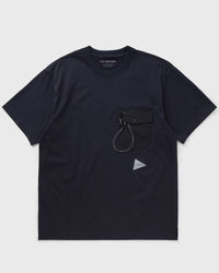 And Wander Pocket TEE blue