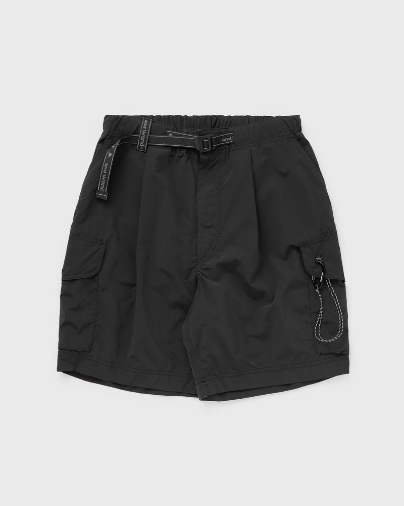 And Wander OVERSIZED CARGO SHORTS black