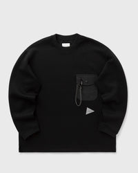 And Wander Airy Warm Pullover black