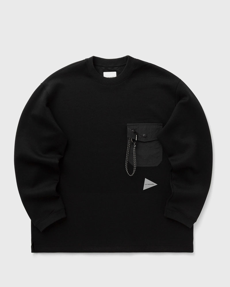 And Wander Airy Warm Pullover black