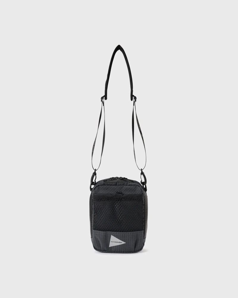 And Wander REFLECTIVE RIP SHOULDER POUCH grey